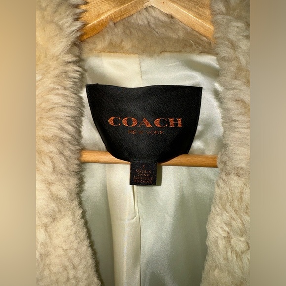 Beautiful, COACH Shearling jacket/coat size S - Picture 3 of 7